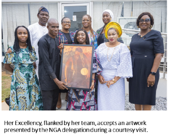 National Gallery of Art Lagos Pays Courtesy Visit to Lagos First Lady, Dr. (Mrs) Ibijoke Claudiana Sanwo-Olu